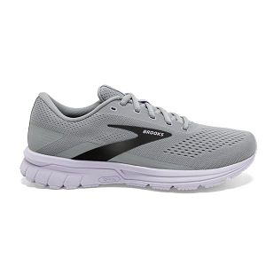 Brooks Signal 3 Womens Road Running Shoes Grey/Black/Purple | USA-LAJ387549